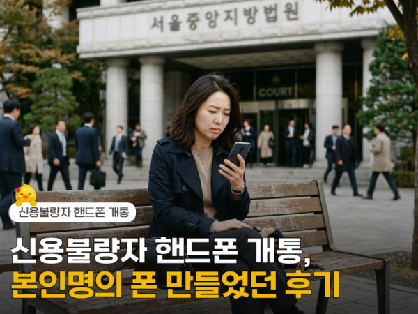 본인명의 폰 만들었던 후기